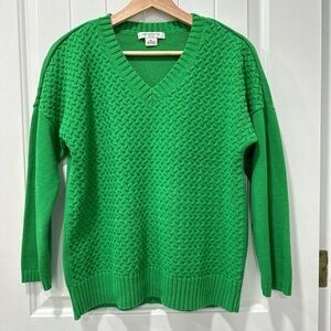 Vintage Liz Claiborne Green Knitted Sweater